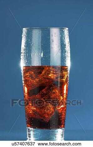 Glass of cola View Large Photo Image Stock Photo - Glass of cola. Fotosearch