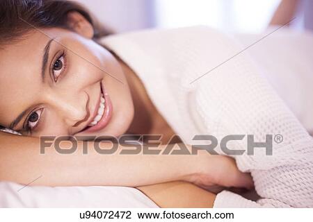 Stock Image - Happy woman. Fotosearch