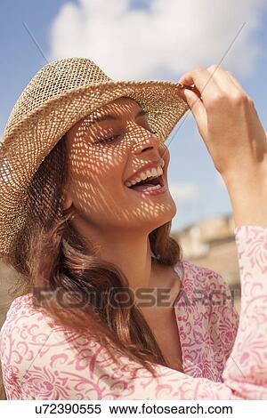 Happy woman View Large Photo Image Stock Photography - Happy woman. Fotosearch