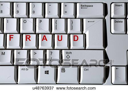 Stock Photo - Internet fraud, conceptual image. Fotosearch