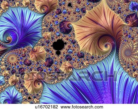 Stock Image - Mandelbrot fractal. Fotosearch