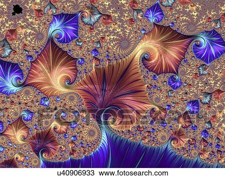 Stock Image - Mandelbrot fractal. Fotosearch
