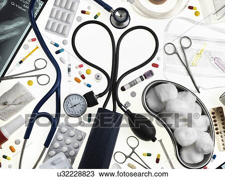 Medical equipment and drugs View Large Photo Image Stock Image - Medical equipment and drugs. Fotosearch