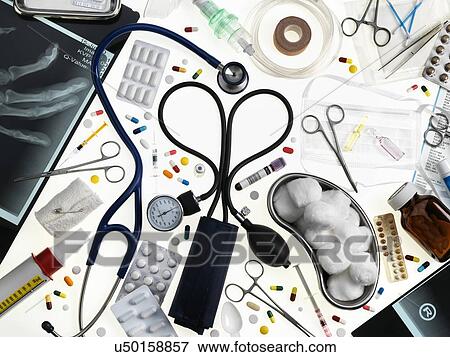 Medical equipment and drugs View Large Photo Image Stock Photo - Medical equipment and drugs. Fotosearch