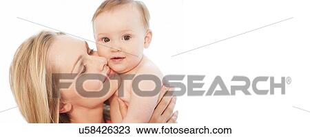 Mother and baby daughter View Large Photo Image Stock Image - Mother and baby daughter. Fotosearch