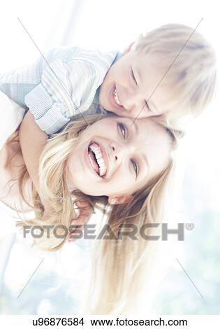 Mother and son View Large Photo Image Picture - Mother and son. Fotosearch