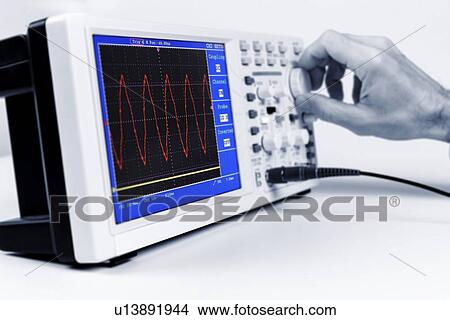 Picture - Oscilloscope. Fotosearch