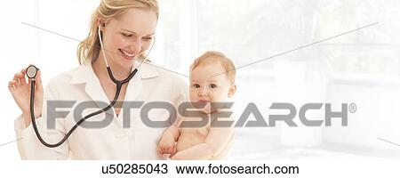 Paediatric chest examination View Large Photo Image Stock Image - Paediatric chest examination. Fotosearch