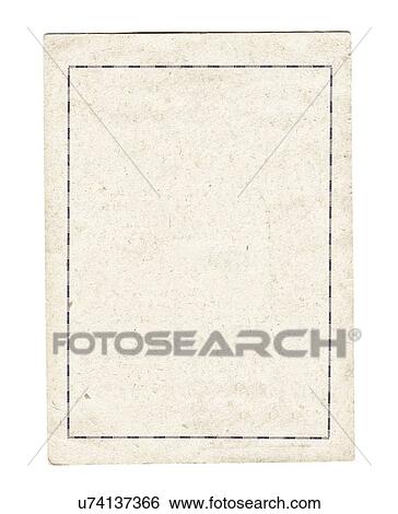 Stock Photograph - Paper with border. Fotosearch