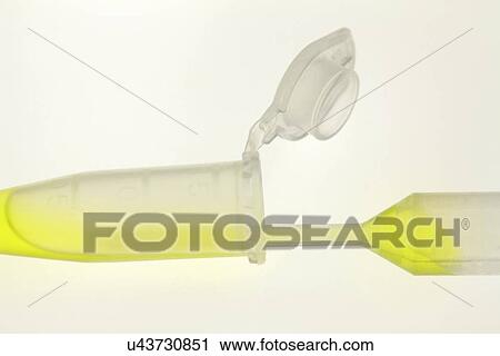 Stock Image - Pipette and eppendorf tube. Fotosearch