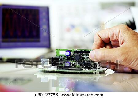 Stock Photograph - Printed circuit board. Fotosearch