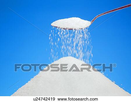 Stock Photo - Refined sugar. Fotosearch