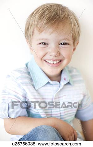 Smiling four year old boy View Large Photo Image Stock Photo - Smiling four year old boy. Fotosearch