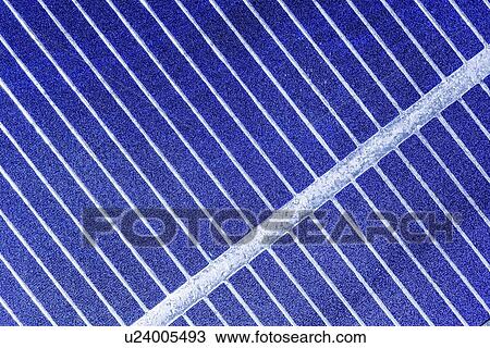 Stock Image - Solar cell. Fotosearch