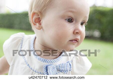 Ten month old baby girl View Large Photo Image Stock Image - Ten month old baby girl. Fotosearch