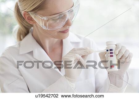 Stock Image - Urine test. Fotosearch