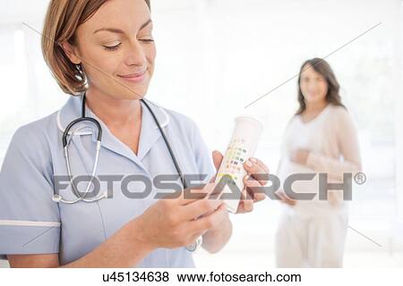 Stock Photo - Urine test. Fotosearch