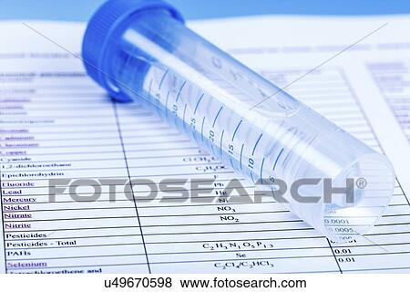 Stock Photo - Water sample for testing. Fotosearch