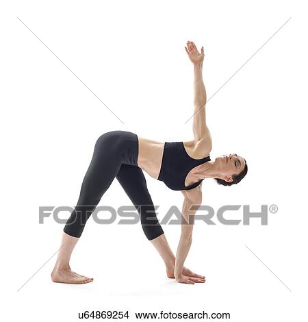 Picture - Woman practicing yoga. Fotosearch