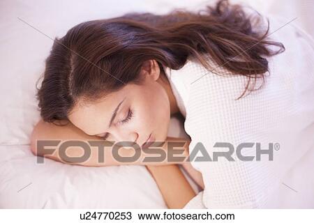 Woman sleeping View Large Photo Image Stock Image - Woman sleeping. Fotosearch