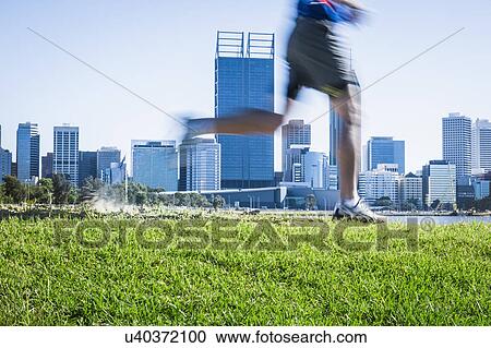 Cropped shot of mature male runner, Perth, Australia View Large Photo Image Stock Image - Cropped shot of mature male runner, Perth, Australia. Fotosearch