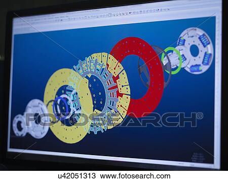 Industrial clutch designs using CAD software on computer screen View Large Photo Image Stock Image - Industrial clutch designs using CAD software on computer screen. Fotosearch