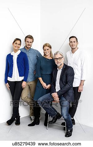 Portrait of happy team mates View Large Photo Image Stock Photo - Portrait of happy team mates. Fotosearch