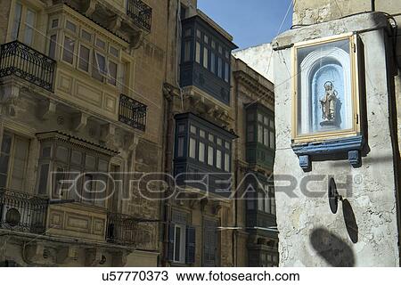 Religious icon on street corner, Valletta, Malta View Large Photo Image Stock Image - Religious icon on street corner, Valletta, Malta. Fotosearch