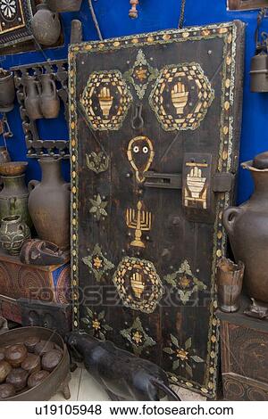 Stock Photo - Antique shop display, Ouarzazate, Morocco. Fotosearch