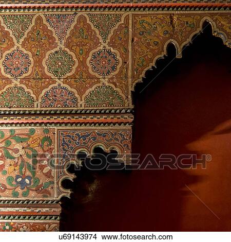 Architectural details of wall at the La Sultana Hotel, Medina, Marrakesh, Morocco View Large Photo Image Picture - Architectural details of wall at the La Sultana Hotel, Medina, Marrakesh, Morocco. Fotosearch