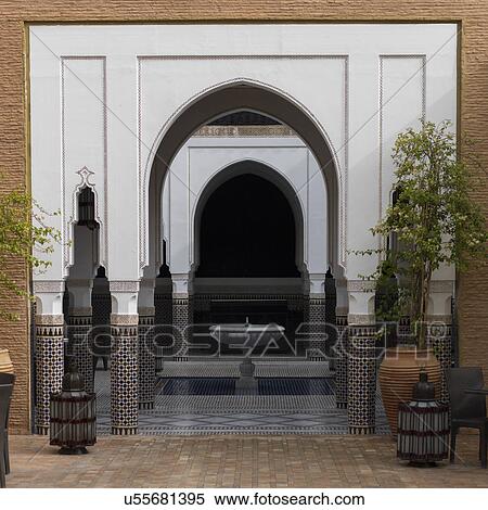 Archway of a hotel, Riad Sidi Mimoune, Marrakesh, Morocco View Large Photo Image Stock Photography - Archway of a hotel, Riad Sidi Mimoune, Marrakesh, Morocco. Fotosearch