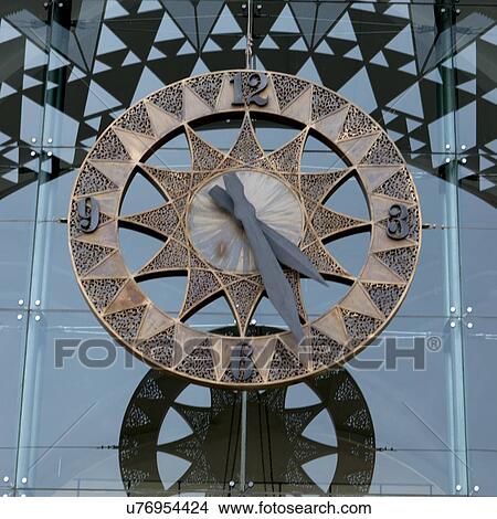 Close-up of a clock at Marrakesh Railway Station, Marrakesh, Morocco View Large Photo Image Picture - Close-up of a clock at Marrakesh Railway Station, Marrakesh, Morocco. Fotosearch
