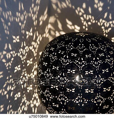 Close-up of decorative illuminated lamp, Medina, Marrakesh, Morocco View Large Photo Image Stock Photo - Close-up of decorative illuminated lamp, Medina, Marrakesh, Morocco. Fotosearch