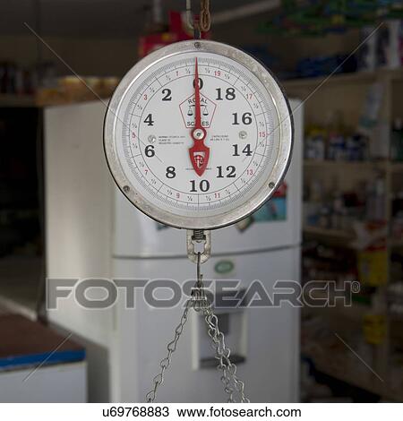 Closeup of a weighing scale, Cayman Cay, Utila Island, Bay Islands, Honduras View Large Photo Image Stock Image - Closeup of a weighing scale, Cayman Cay, Utila Island, Bay Islands, Honduras. Fotosearch