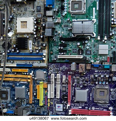 Closeup of an electronic circuit board, Utila, Bay Islands, Honduras View Large Photo Image Stock Photo - Closeup of an electronic circuit board, Utila, Bay Islands, Honduras. Fotosearch