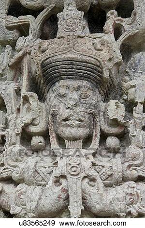 Detail of a sculpture at an archaeological site, Copan, Copan Ruinas, Copan Department, Honduras View Large Photo Image Stock Photo - Detail of a sculpture at an archaeological site, Copan, Copan Ruinas, Copan Department, Honduras. Fotosearch