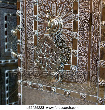 Details of a decorative door at Saadian Tombs, Marrakesh, Morocco View Large Photo Image Stock Image - Details of a decorative door at Saadian Tombs, Marrakesh, Morocco. Fotosearch