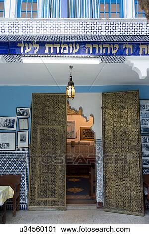 Doorway of Lezama Synagogue, Mellah, Medina, Marrakesh, Morocco View Large Photo Image Stock Image - Doorway of Lezama Synagogue, Mellah, Medina, Marrakesh, Morocco. Fotosearch