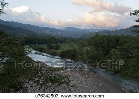 High angle view of a river in the valley, Copan, Copan Ruinas, Honduras View Large Photo Image Stock Image - High angle view of a river in the valley, Copan, Copan Ruinas, Honduras. Fotosearch