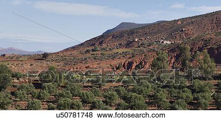 Stock Photo - High Atlas range, Atlas Mountains, Morocco. Fotosearch