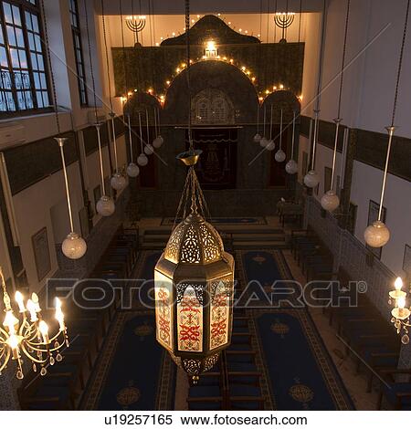 Interiors of Lezama Synagogue, Mellah, Medina, Marrakesh, Morocco View Large Photo Image Stock Photography - Interiors of Lezama Synagogue, Mellah, Medina, Marrakesh, Morocco. Fotosearch