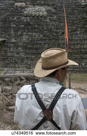 Man at an archaeological site, Copan, Copan Ruinas, Copan Department, Honduras View Large Photo Image Stock Photograph - Man at an archaeological site, Copan, Copan Ruinas, Copan Department, Honduras. Fotosearch