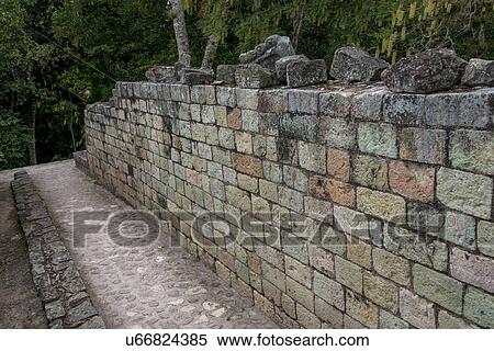 Stock Photography - Mayan ruins at an archaeological site, Copan, Copan Ruinas, Honduras. Fotosearch