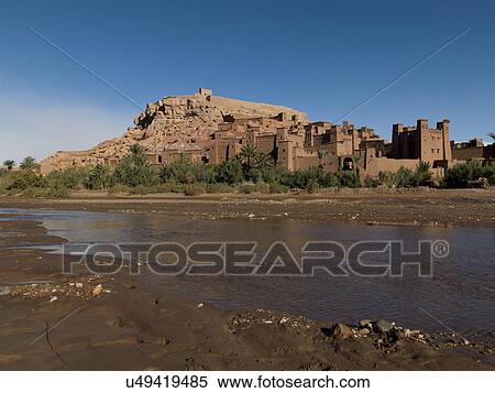River at Ait Benhaddou, Ouarzazate, Morocco View Large Photo Image Stock Photography - River at Ait Benhaddou, Ouarzazate, Morocco. Fotosearch
