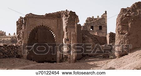 Ruins of a Kasbah, Telouet, Ouarzazate, Morocco View Large Photo Image Picture - Ruins of a Kasbah, Telouet, Ouarzazate, Morocco. Fotosearch