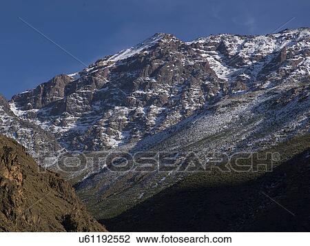 Snow on mountains in winter, Atlas Mountains, Morocco View Large Photo Image Stock Image - Snow on mountains in winter, Atlas Mountains, Morocco. Fotosearch