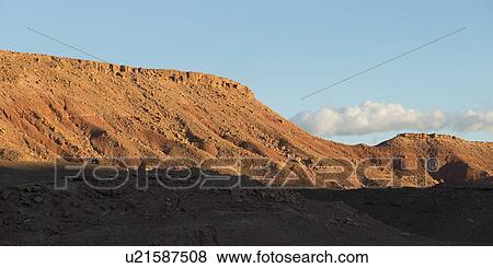 Stock Photo - Sunlight on the Atlas Mountains, Ouarzazate, Morocco. Fotosearch