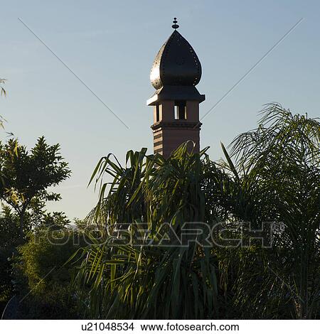 Picture - Tower of La Sultana Hotel, Medina, Marrakesh, Morocco. Fotosearch