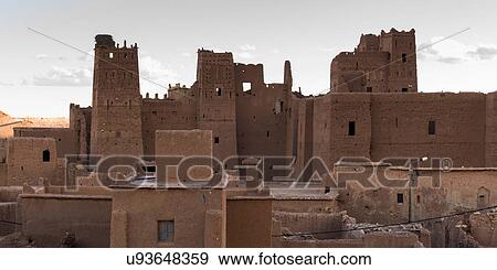 Stock Photo - Traditional building in town, Ouarzazate, Morocco. Fotosearch