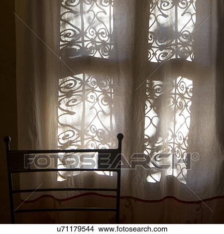 Window of Dar Qamar guest house, Agdz, Morocco View Large Photo Image Picture - Window of Dar Qamar guest house, Agdz, Morocco. Fotosearch